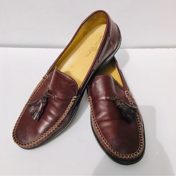 Cole Haan Other - COLE HAAN MEN'S SHOES LOAFER SIZE 13 M MADE IN ITALY LEATHER BROWM SLIP ON CJ15